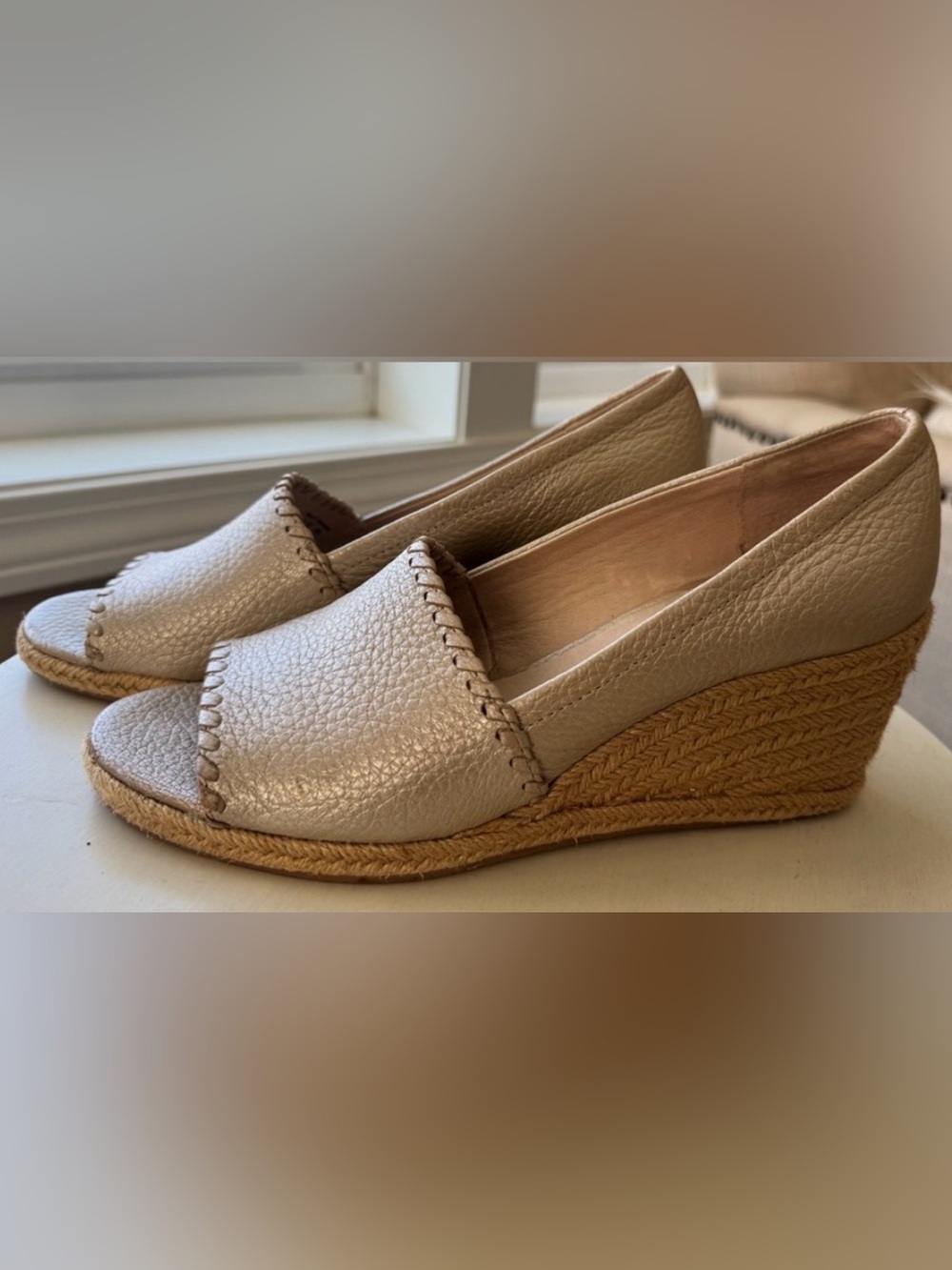 Jack Rogers metallic Espadrilles 7.5